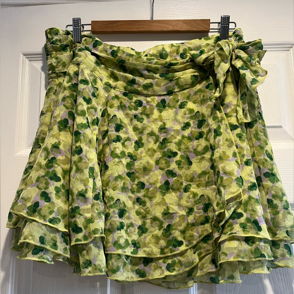 Aerie wrap mini skirt
